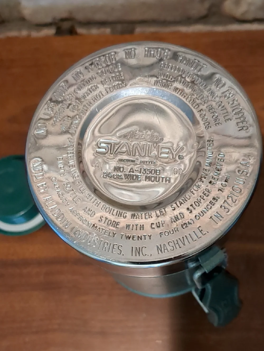 Vintage Aladdin Stanley Coffee Thermos, 24 oz - Picture 6 of 6